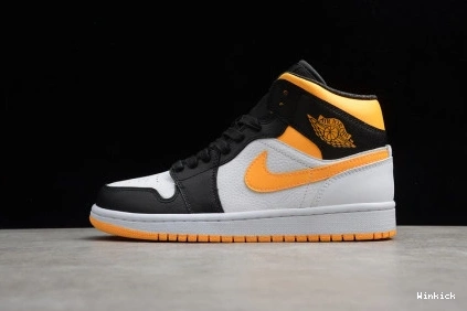 1 "ORANGE MID AIR SE WMNS BLACK" 107 CV5276 - JORDAN 1110